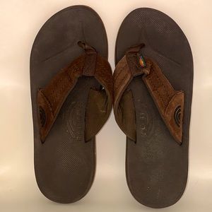 Rainbow Flip-Flops